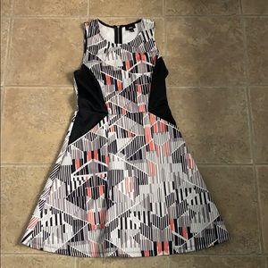 Graphic Skater Dress